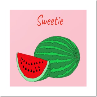 sweet watermelon Posters and Art